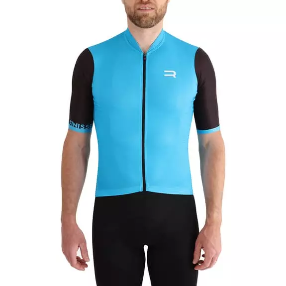 Maglia Finisseur Pro 3 Manica Corta Azzurro Nero 3 Maglia Finisseur Pro 3 Manica Corta Azzurro Nero - immagine 3