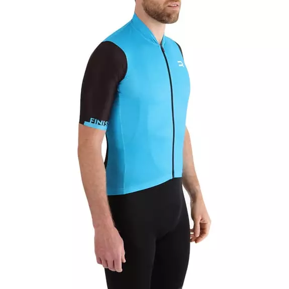 Maglia Finisseur Pro 3 Manica Corta Azzurro Nero 4 Maglia Finisseur Pro 3 Manica Corta Azzurro Nero - immagine 4