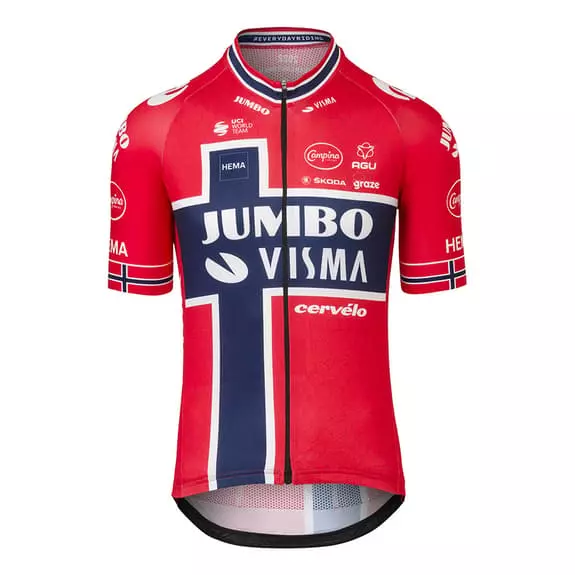 AGU Costume Team Jumbo-Visma 2022 Norwegian Champion 2 AGU Costume Team Jumbo-Visma 2022 Norwegian Champion - immagine 2