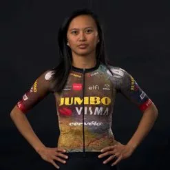 AGU Completo Team Jumbo-Visma Replica Tour De France 2022 Donna -Negozio online Maglie ciclismo Italia agu 49033500 512 005