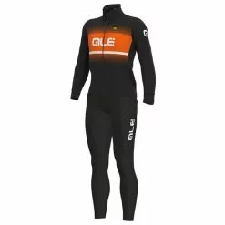 ALE Completo Alé Blend Winter Nero Arancione Fluo