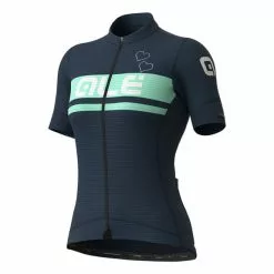 ALE Maglia Alé Crystal Manica Corta Blu Scuro Donna
