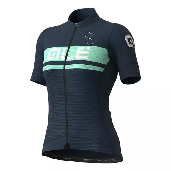 ALE Maglia Alé Crystal Manica Corta Blu Scuro Donna 1 ALE Maglia Alé Crystal Manica Corta Blu Scuro Donna