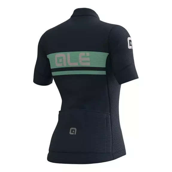ALE Maglia Alé Crystal Manica Corta Blu Scuro Donna 2 ALE Maglia Alé Crystal Manica Corta Blu Scuro Donna - immagine 2