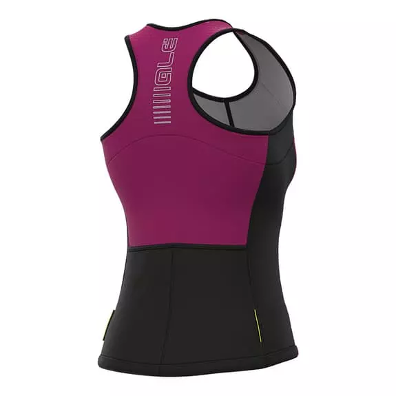 ALE Completo Alé Color Block Traguardo Senza Maniche Lilla Nero Donna 3 ALE Completo Alé Color Block Traguardo Senza Maniche Lilla Nero Donna - immagine 3