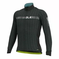 ALE Maglia Alé Green Road Manica Lunga Nero Bianco