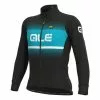 ALE Maglia Alé Blend Manica Lunga Nero Turchese
