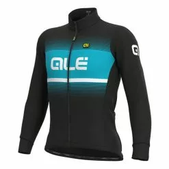ALE Maglia Alé Blend Manica Lunga Nero Turchese