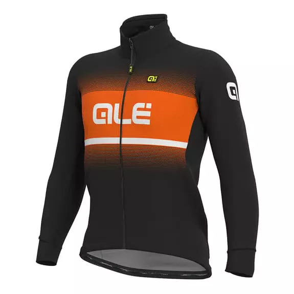 ALE Completo Alé Blend Winter Nero Arancione Fluo 2 ALE Completo Alé Blend Winter Nero Arancione Fluo - immagine 2
