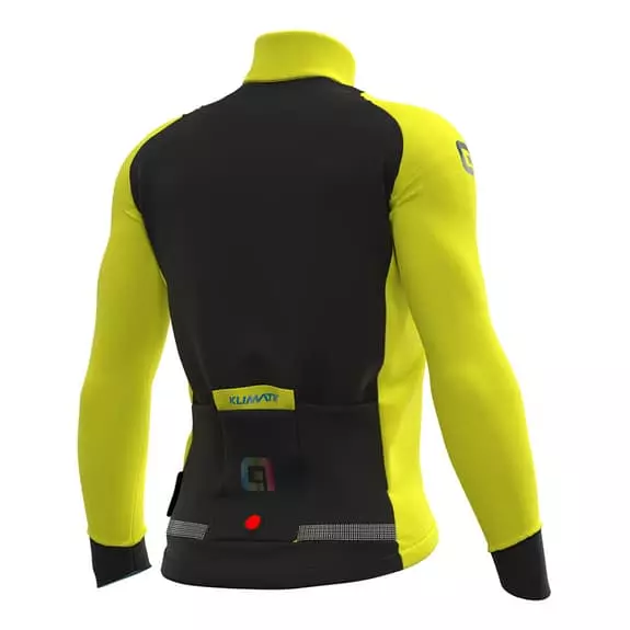 ALE Maglia Alé Klimatik K-Idro Manica Lunga Giallo Fluo 2 ALE Maglia Alé Klimatik K-Idro Manica Lunga Giallo Fluo - immagine 2