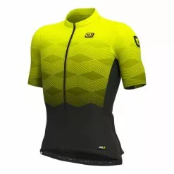 ALE Maglia Alé PRR Magnitude Manica Corta Giallo Fluo Nero