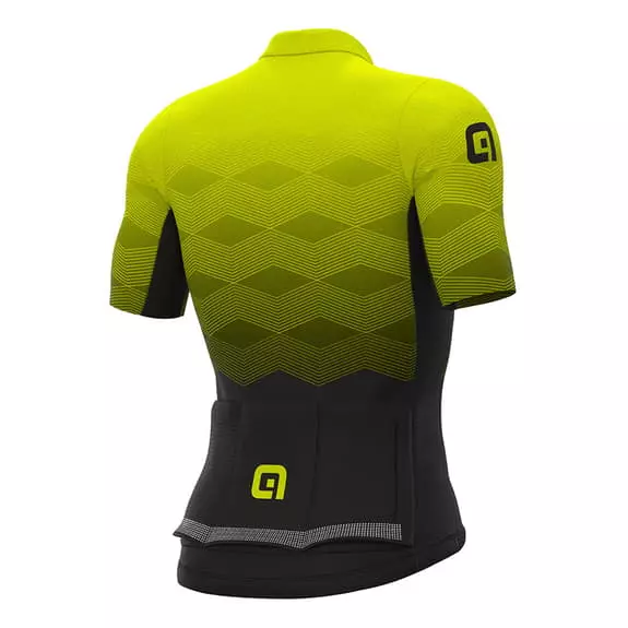 ALE Maglia Alé PRR Magnitude Manica Corta Giallo Fluo Nero 2 ALE Maglia Alé PRR Magnitude Manica Corta Giallo Fluo Nero - immagine 2