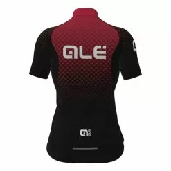 ALE Completo Alé Honeycomb Limited Edition Senza Bretelle Solid Traguardo Nero Rosso Chiaro Donna -Negozio online Maglie ciclismo Italia ale l21321405 002