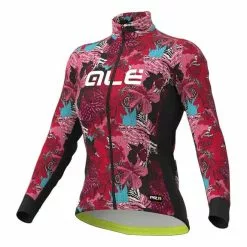 ALE Maglia Alé PRR Amazzonia Manica Lunga Rosa Nero Donna