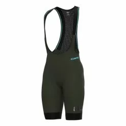 ALE Pantaloncini Termici Alé Klimatik K-Tour Verde Scuro Nero
