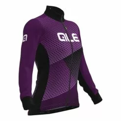 ALE Maglia Alé Mesh Limited Edition Manica Lunga Viola Donna
