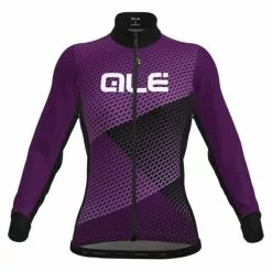 ALE Maglia Alé Mesh Limited Edition Manica Lunga Viola Donna -Negozio online Maglie ciclismo Italia ale l22122494 003