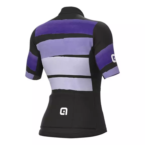 ALE Maglia Alé PRS Track Manica Corta Violetto Nero Donna 2 ALE Maglia Alé PRS Track Manica Corta Violetto Nero Donna - immagine 2