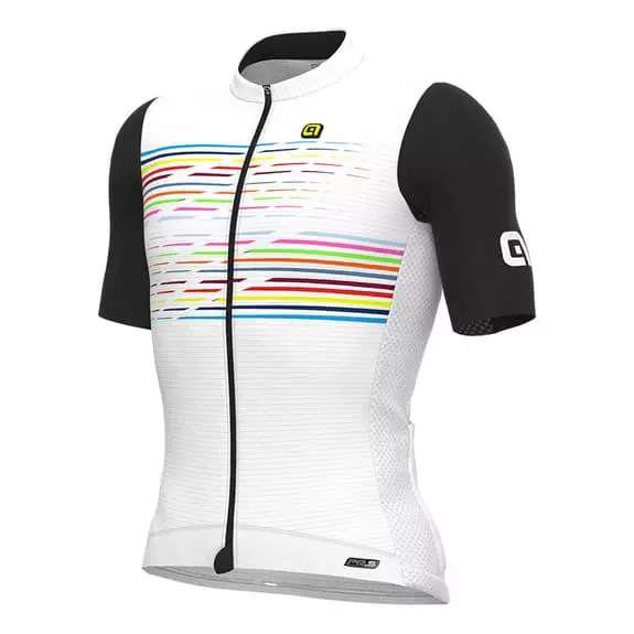 ALE Completo Alé PRS Logo Strada Bianco Nero 2 ALE Completo Alé PRS Logo Strada Bianco Nero - immagine 2