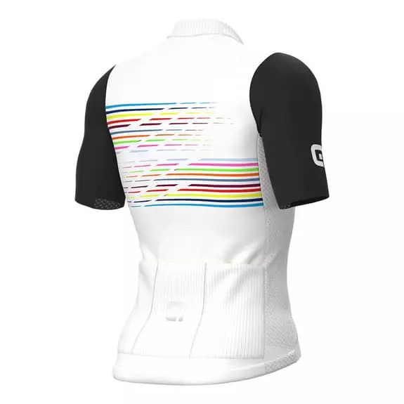 ALE Completo Alé PRS Logo Strada Bianco Nero 3 ALE Completo Alé PRS Logo Strada Bianco Nero - immagine 3