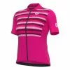 ALE Maglia Alé Solid Waves Manica Corta Rosa Donna