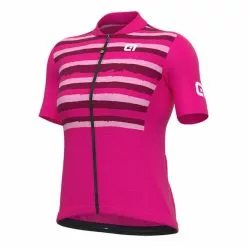 ALE Maglia Alé Solid Waves Manica Corta Rosa Donna