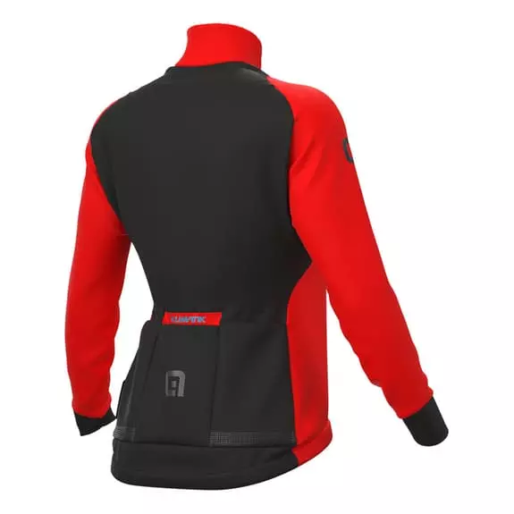 ALE Maglia Alé Klimatik K-Idro Manica Lunga Rosso Chiaro Nero Donna 2 ALE Maglia Alé Klimatik K-Idro Manica Lunga Rosso Chiaro Nero Donna - immagine 2