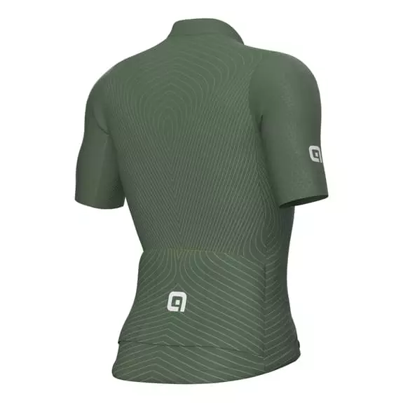 ALE Maglia Alé PRS Zig Zag Manica Corta Verde Bianco Arancio 2 ALE Maglia Alé PRS Zig Zag Manica Corta Verde Bianco Arancio - immagine 2