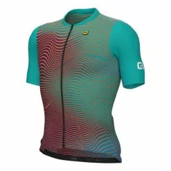 ALE Maglia Alé PR.E Onda Manica Corta Verde Smeraldo Lilla