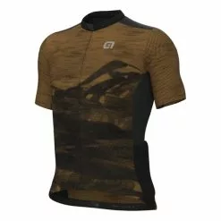 ALE Maglia Alé Off-Road Gravel Mountain Manica Corta Marrone