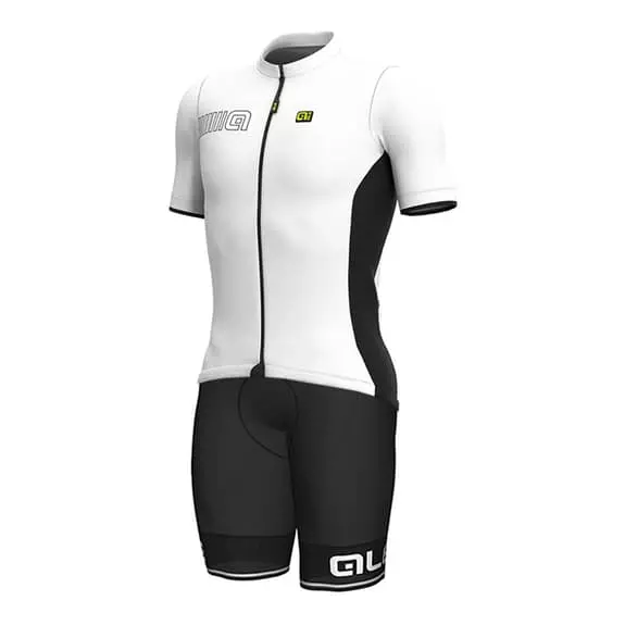 ALE Completo Alé Color Block Solid Corsa Bianco Nero 1 ALE Completo Alé Color Block Solid Corsa Bianco Nero