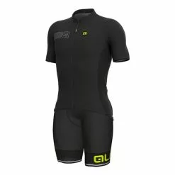 ALE Completo Alé Color Block Solid Corsa Nero
