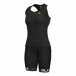 ALE Completo Alé Color Block Traguardo Senza Maniche Nero Donna