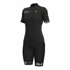 ALE Completo Alé Color Block Traguardo Senza Bretelle Nero Donna