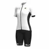 ALE Completo Alé Color Block Traguardo Senza Bretelle Bianco Donna