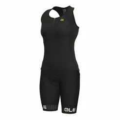 ALE Completo Alé Color Block Traguardo Senza Maniche Senza Bretelle Nero Donna