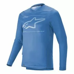 Maglia Alpinestars Drop 6.0 Manica Lunga Blu
