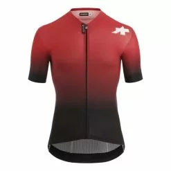 Maglia Assos Equipe RS S9 Targa Manica Corta Rosso Nero