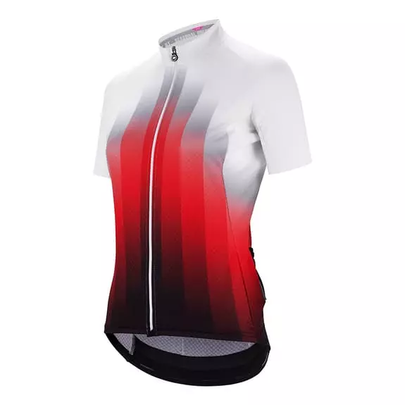 Maglia Assos Mille GT C2 Gruppetto Manica Corta Rosso Bianco Nero Donna 2 Maglia Assos Mille GT C2 Gruppetto Manica Corta Rosso Bianco Nero Donna - immagine 2