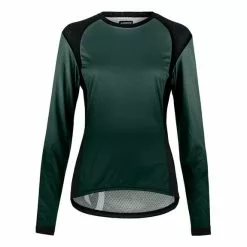 Maglia Assos Trail T3 Manica Lunga Verde Pino Nero Donna