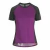 Maglia Assos Trail Womens Manica Corta Lilla Nero Donna