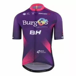 Finisseur Maglia Burgos BH 2022 Replica Manica Corta Viola