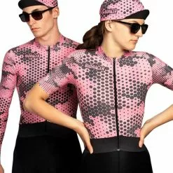 Maglia Bioracer Epic Shirt Manica Corta Rosa Nero -Negozio online Maglie ciclismo Italia bio 11506gcd 004