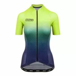 Maglia Bioracer Vesper Manica Corta Blu Verde Donna