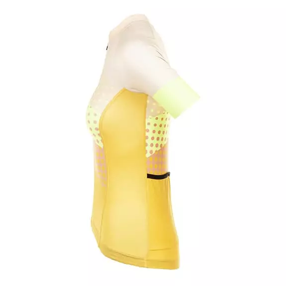 Maglia Bioracer Vesper Manica Corta Rosa Giallo Donna 3 Maglia Bioracer Vesper Manica Corta Rosa Giallo Donna - immagine 3