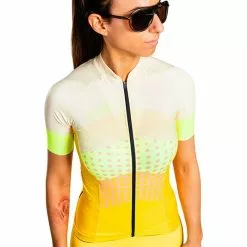 Maglia Bioracer Vesper Manica Corta Rosa Giallo Donna 8 Maglia Bioracer Vesper Manica Corta Rosa Giallo Donna -Negozio online Maglie ciclismo Italia bio 11512dydd 004