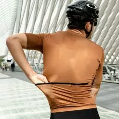 Maglia Bioracer Metalix Manica Corta Marrone -Negozio online Maglie ciclismo Italia bio br11509br o 004