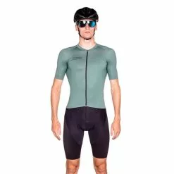 Maglia Bioracer Metalix Manica Corta Verde -Negozio online Maglie ciclismo Italia bio br11509gn 004