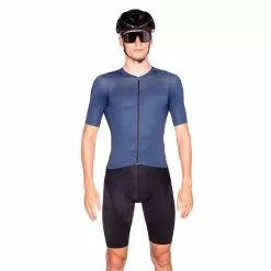 Maglia Bioracer Metalix Manica Corta Blu Petrolio -Negozio online Maglie ciclismo Italia bio br11509pe 004