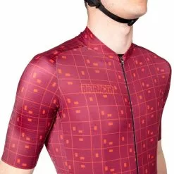 Maglia Bioracer Epic Manica Corta Rosso Bordeaux -Negozio online Maglie ciclismo Italia bio br11529bmb s22 004